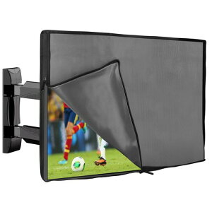 kwmobile �e���r �J�o�[ ���O�p �Ή� TV - �t���e���r�J�o�[ �O�ʃt�@�X�i�[�t�� �_�[�N�O���[ 49-50 32