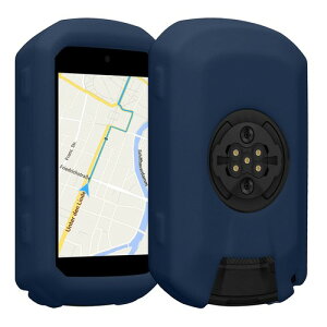 kwmobile Garmin Edge 850 / 550�Ή� �P�[�X - �V���R�� GPS �T�C�N���R���s���[�^ �J�o�[ ���]�� �i�r �ی�P�[�X �I�����W / �u���b�N / �l�C�r�[