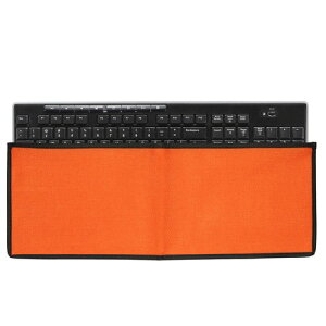 kwmobile �J�o�[�P�[�X Logitech MK270 Wireless�Ή� �L�[�{�[�h�J�o�[ �t�@�X�i�[�t�� �L�[�{�[�h���[ ���悯 - �I�����W / �_�[�N�O���[
