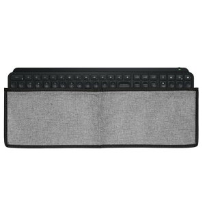 kwmobile �J�o�[�P�[�X Logitech MX Keys Wireless�Ή� �L�[�{�[�h�J�o�[ �t�@�X�i�[�t�� �L�[�{�[�h���[ ���悯 - �_�[�N�O���[ / �I�����W