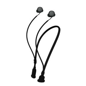 kwmobile �V���R�����z���_�[�X�g���b�v Google Pixel Buds 2A / Pro 2�Ή� �W���M���O�p �C���C���[�w�b�h�z�� �o���h�X�g���b�v �C���z���A�N�Z�T���[ �I�����W/���F �u���b�N / �I�����W / ���F