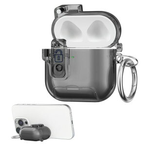 kwmobile �ی�J�o�[ Apple Airpods 4�Ή� �P�[�X - �C���z���P�[�X �X�}�z�X�^���h�@�\�t TPU ���� / ���s���N / �u���[ / �u���b�N �F ���F