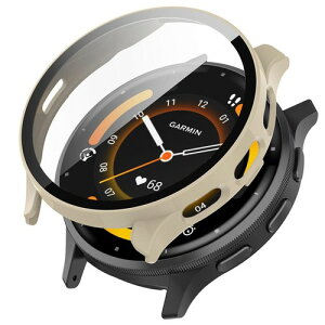 TOORQR For GARMIN Venu 3�Ή� �P�[�X �K�[�~��Venu 3 �g�E�H�b�`�P�[�X �����K���X ��̌^ �ϏՌ� PC�f�ޒ����^ ���h�~ �S�ʕی� �w��h�~ ��U�h�~ �����x �����ߗ� venu 3 �p �J�o�[ 45mm(�z���C�g)