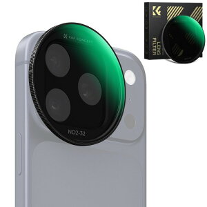 KF CONCEPT iPhone 17 Pro/Pro Max�Ή� �Ό��t�B���^�[ �I�����W / �V���o�[ / �_�[�N�u���[ / �u���b�N ��ND�t�B���^�[ ND2-32 CPL