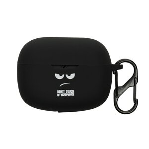 kwmobile �ی�P�[�X JBL Wave Beam/Beam 2 / Wave 200TWS�Ή� �P�[�X - �ϏՌ� �V���R�� �P�[�X�J�o�[ Don't touch my headphones�f�U�C��