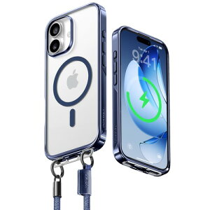 CASEKOO iPhone �p �P�[�X Magsafe�Ή� �N���A �B���o�b�N�� �ő�25W�}���[�d�Ή� �� �ϏՌ� ���ϋv�� ���� ���ϖh�~ �X�}�z �X�g���b�v �n���h�X�g���b�v�t�� ������
