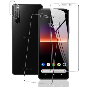 2+2���Z�b�g ���{AGC���Ɏq�Ή� Xperia 10 II docomo SO-41A au SOV43 �t�B���� Xperia 10 II �K���X�t�B����(2����)+�����Y�ی�t�B����(2����)SOV43 �����K���X �d�x9H �ɔ� ���炳�� �w��h �~ �C�A�h�~ ��U