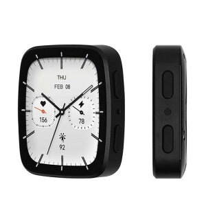 kwmobile 2in1�P�[�X Amazfit Active 2 Square�Ή� �J�o�[ - �x�[�� �t���[���ی� �ϏՌ� �v���e�N�^�[ ���F ���F / ���F