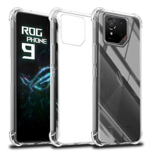 �Ή� ASUS ROG Phone 9 / 9 Pro �P�[�X �N���A �P�[�X ASUS ROG Phone9 / 9 Pro�J�o�[ TPU �ی�P�[�X �J�o�[�w�� �V�F�� �N�o�[ �\�t�g �����V�F�� ���v���e�N�^�[