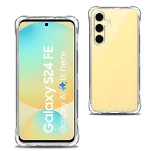 Seninhi �Ή� Galaxy S24 FE �P�[�X �y�� �N���A �ČRMIL�K�i�擾 �l�������ی� �M�����N�V�[ s24 fe TPU �J�o�[ �ی�P�[�X �o���p�[�P�[�X SENHFL-S24FE-TPU