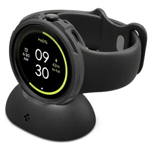 Spigen Pixel Watch 5/4 41mm/45mm �P�[�X �[�d�X�^���h�J�o�[�t�� ���L�b�h �G�A �}�b�g �u���b�N