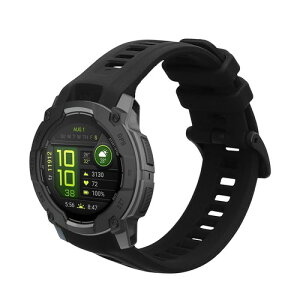 kwmobile �����x���g Garmin Instinct 3 45mm�Ή� �o���h - �V���R���o���h �\�t�g TPU �ϋv�� ���F