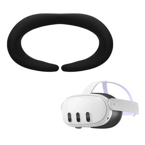 kwmobile Meta Quest 3�Ή� �t�F�C�X�J�o�[ - VR�S�[�O�� VR���K�l �ȒP���� ����h�~ �h�� - ���F