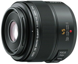 Panasonic �}�C�N���t�H�[�T�[�Y�p ���C�J DG MACRO-ELMARIT 45mm F2.8 ASPH. MEGA O.I.S �P�œ_ �}�N�������Y H-ES045