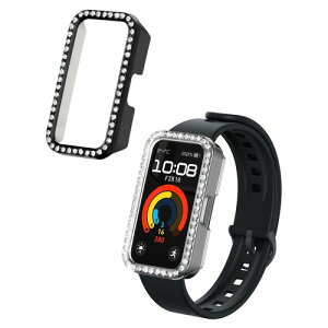 kwmobile 2x �t���[���J�o�[ Huawei Band 9 / Band 8�Ή� �P�[�X - �X�}�[�g�E�H�b�` �ی� �ϏՌ� - ����/���F ���� / ���F