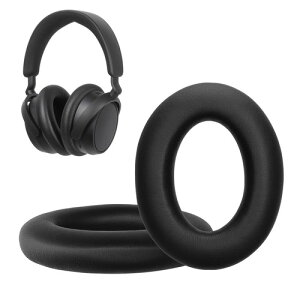 kwmobile 2x �w�b�h�z���J�o�[ Sennheiser Accentum Plus�Ή� �����p�C���[�p�b�h - �N�b�V���� PU���U�[ ���F �u���b�N