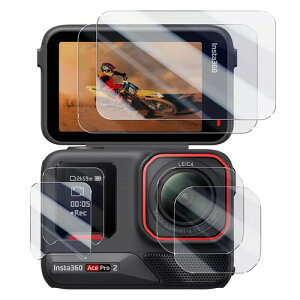 �y6���Z�b�g ���{���Ɏq���z�p Insta360 Ace Pro 2 �ی�t�B���� �t�B�� JCJC-360AcePro 6P-Insta360 Ace Pro 2