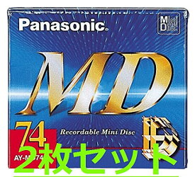 Panasonic MD ディスク 74分2枚セット 録音用 ミニディスク [国産]