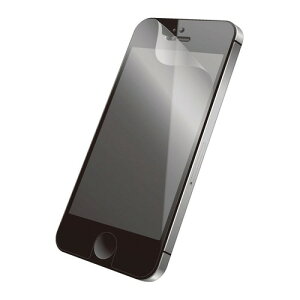 ELECOM iPhone5/5S�p �t���ی�t�B���� �G�A�[���X���H �w��h�~ ���� PS-A12FLFAG2 �C�A��������G�A�[���X���H �~���[ PS-A12FLMA SE/5/5s/5c�p�ی�t�B����
