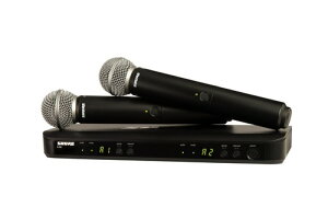 SHURE �V���A ���C�����X�}�C�N�V�X�e�� BLX288/SM58 BLX2/SM58�n���h�w���h�^�_�C�i�~�b�N�}�C�N 2�{ BLX88��M�@ �f���A���`�����l�� �v���d�l �� �̎� �{�[�J�� �p�t�H�[�}���X ���C�u �C�x���g