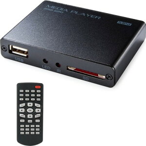 10�Z�b�g�T�����_�C���N�g ���f�B�A�v���[���[ HDMI/RCA�o�� USB������/SD�J�[�h�Ή� MP4�Đ� 400-MEDI020H