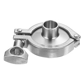 PATIKIL えいせいクランプ継手 304ステンレス鋼 シルバー 1.5 x 1 Tube OD/1.5 x 1-1/4 Tube OD/1.5 x 3/4 Tube OD/2 x 1-3/4 Tube OD/2 x 2 Tube OD/3.5インチ x 3.5インチ チューブ外径 ヘビーデューティー
