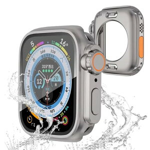 TOORQR �Ή� Apple Watch Series 40mm/41mm/42mm/44mm/45mm/46mm �A�b�v���E�H�b�` �J�o�[360°�h���P�[�X ���b��Ultra��̌^ PC �K���X�f�� �S�ʕی� �ϏՌ� �����ȒP Watch�ی�J�o�[ SE3/SE2/SE/6/5/4 �N���A