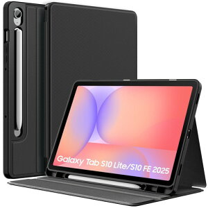 MoKo Galaxy Tab S10 FE / S10 Lite 10.9 2025 �P�[�X Galaxy Tab S9 11 2023/S9 FE 10.9 2023�K�p �ی�J�o�[ �T���X���M�����N�V�[�^�uS10 FE �X�}�[�g�J�o�[ �J�����^ �O�u���X�^���h�P�[�X �u���b�N