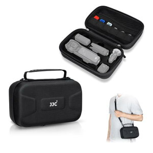 JJC DJI OSMO Pocket 3 �h���n�[�h�P�[�X �ϏՌ� �J�����o�b�O �V�����_�[�o�b�O �����h�o Micro SD�J�[�h�P�[�X *3�� �X�g���b�v�t�� �J�����ی� EVA�� ������� 2way �������[�� Osmo Pocket 3 �N���G�C�^