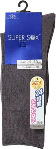 [�I�J���g] 24���Ԃɂ���Ȃ� SUPER SOX(�X�[�p�[�\�b�N�X) �r�W�l�X�\�b�N�X ���u �N���[�� �C�� ���L 495-900 1���g 24.0 cm~26.0 cm D�O���[