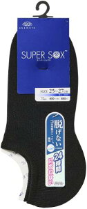 [�I�J���g] 24���Ԃɂ���Ȃ� SUPER SOX(�X�[�p�[�\�b�N�X) �X�j�[�J�[�\�b�N�X �C�� ���L �t�b�g�J�o�[ 490-801 1���g 25.0 cm~27.0 cm �u���b�N