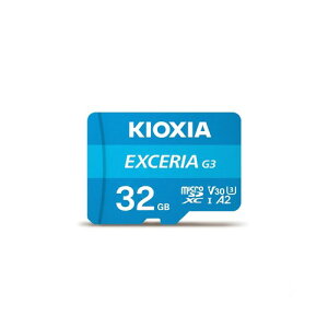 32GB microSDHC�J�[�h �}�C�N��SD KIOXIA �L�I�N�V�A EXCERIA CLASS10 UHS-I R:100MB/s �C�O���e�[�� LMEX1L032GG4