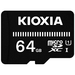 KIOXIA KMUB-A064G UHS-I�Ή� Class10 microSDXC�������J�[�h 64GB