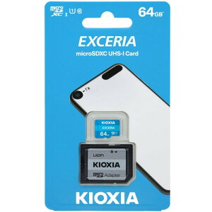 microSDXC 64GB EXCERIA ������UHS-I CLASS10 KIOXIA �t��HD����B�e ��pSD�A�_�v�^�[�t [���s�A���i]