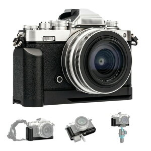 JJC Z fc-GR1 �O���b�v �o�b�e���[�O���b�v Nikon fc Zfc �p �n���h�O���b�v �d�r�������֗� ���1/4-20�̃l�W �O�r���t���\ ���� Nikon Z fc �p �u���b�N / Nikon Z fc �p �V���o�[ ���ǃo�[�W����