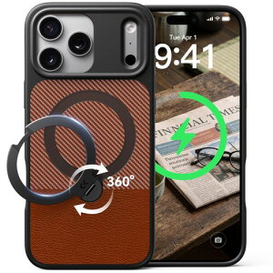 2026�ō������_360�x��] CASEKOO �p �P�[�X MagSafe�Ή� �ČRMIL�K�i �ϏՌ� ����~�� ���C�����X�[�d�Ή� �p�P�[�X 6.1�C���`/6.3�C���`/6.9�C���` MagicStand 360�x��]�X�^���h ���c���� Pro