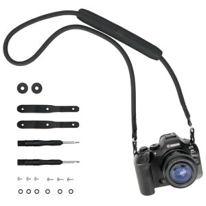 JJC 100cm/115cm �J�����l�b�N�X�g���b�v �V�����_�[�X�g���b�v Fujifilm X-T30 III II XE5 XM5 Xhalf X100VI ZV-E10 Z6 Z5 Z50 Zf Zfc A7 V IV A7RV ��჌�t/�~���[���X/�f�W�^���J�����p �y�� ���ʃX�g���b�v �ϖ���