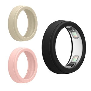 kwmobile 3x �J�o�[ Oura Ring 5-6 7 8 9�Ή� �P�[�X - �X�}�[�g�����O �ϏՌ� ���h�~ �V���R�� ���F/�A���e�B�[�N�s���N/�x�[�W��