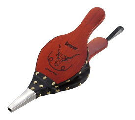 キャプテンスタッグ(CAPTAIN STAG) 火起こし 送風機 ふいご バッファロー送風機 ブラウン UG-3299 幅135×奥行380×厚さ30mm 新モデル