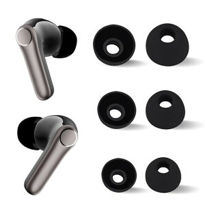 [HUKWIMO]Earfun Air Pro 4+ �C���[�`�b�v �V���R���f�� �����p�V���R������ ��ޖL�x [�C���[�s�[�X S/M/L�T�C�Y�e1�y�A] ����~�� �_�炩�� ���C�K�[�h �h�o�\ �݊��i ���S���C�����X�C���z����