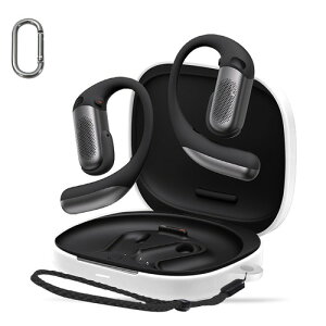 For shokz OpenFit Pro �P�[�X �J�o�[ HUKWIMO �J���r�i�t��+�X�g���b�v�t�� �ϏՌ� �h�� �h�o �����[�d�\ �S�ʕی� �L�Y�h�~ shokz OpenFit Pro �Ή� [�z���C�g]