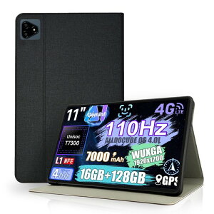 HUKWIMOFor Alldocube iPlay 70E �p �P�[�X �J�o�[ �X�^���h�@�\�t�� 11�C���` �^�u���b�g �J�o�[ �S�ʕی� ����PU �X�N���b�`�΍� �p�x���� ���U�[ �ω��� �ϋv�� Alldocube iPlay 70E �Ή� [�u���b�N]