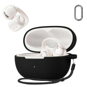 For SHOKZ OpenDots 2 �P�[�X �J�o�[ HUKWIMO �J���r�i�t��+�X�g���b�v�t�� �ϏՌ� �h�� �h�o �����[�d�\ �S�ʕی� �L�Y�h�~ SHOKZ OpenDots 2 �Ή� [�u���b�N]