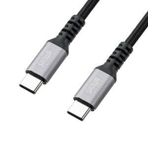 �T�����T�v���C USB 2.0 Type-C�P�[�u��(C-C�E�X�g���[�g�E60W�E2m) KU-CCP6020TK