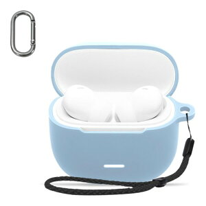 For Redmi Buds 8 Lite �P�[�X �J�o�[ HUKWIMO �J���r�i�t��+�X�g���b�v�t�� �ϏՌ� �h�� �h�o �����[�d�\ �S�ʕی� �L�Y�h�~ Redmi Buds 8 Lite �Ή� [���炢��]
