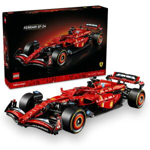 ���S(LEGO) �e�N�j�b�N Ferrari SF-24 F1 Car �������� �ߋ� �a���� �v���[���g �u���b�N �j�� ���� ��蕨 �� �~�j�J�[ 42207