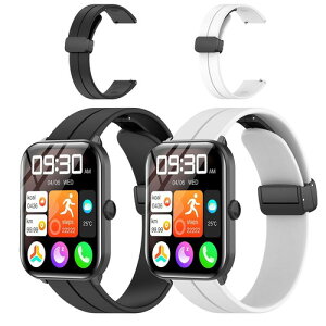 2�{�Z�b�g Vialove KW105-G01 �E�H�b�` �o���h �R���p�`�u�� �Ή� �����x�� 22mm �X�|�[�c�X�g���b�v �����x���g �X�|�[�c �o���h �V���J�Q�� �o�b�N���t�� �X�e�����X������ �t�@�b�V���� ��� �j