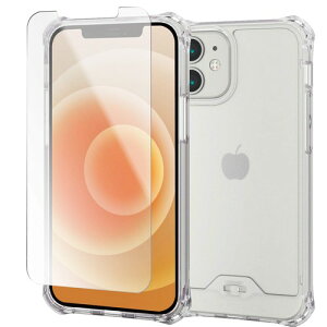 �P�[�X�E�t�B�����Z�b�g �G���R�� iPhone 12 mini �P�[�X Qi�[�d�Ή� �n�C�u���b�h ZEROSHOCK �C���r�W�u�� �K���X�t�B�����t�� �N���A �G���R�� �ȈՃp�b�P�[�W PMWA20AZEROT2CR
