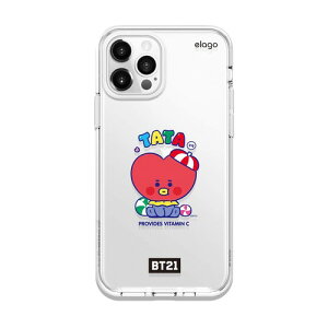elago iPhone12 Pro / iPhone12 �Ή� �P�[�X �N���A BT21 �O�b�Y �N���A�P�[�X ���� �X�}�z�P�[�X [ iPhone12 mini �A�C�t�H��12 mini �A�C�t�H��12�~�j �Ή� ] LINE FRIENDS BT21 JELLY CANDY TATA