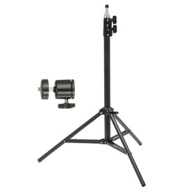 PATIKIL 5.2ft ライトスタンド フォトグラフィー フォトグラフィートリポッドスタンド ヘビーデューティー ポータブル リングライト